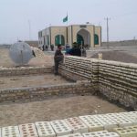 مرحله دوم ساخت سرویس های بهداشتی مسجد روستایی شهرستان سرخس