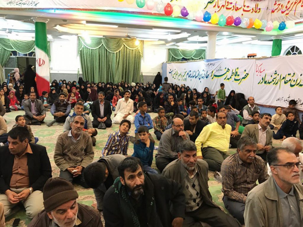 مراسم ولادت حضرت زهرا(س) شهر زاهدان