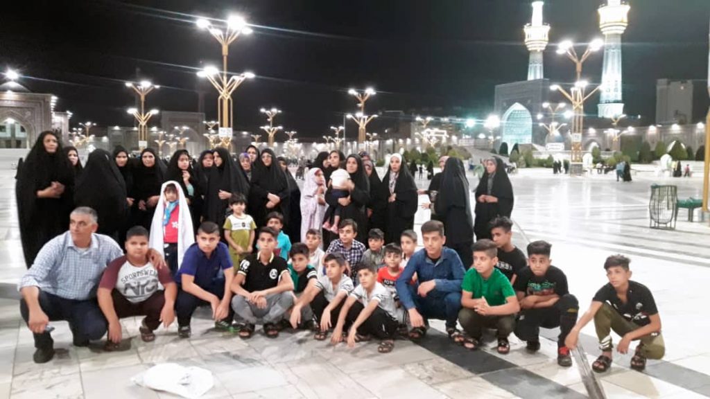کاروان اعزامی به مشهد مقدس در هتل یاسین از مناطق سیل زده خوزستان