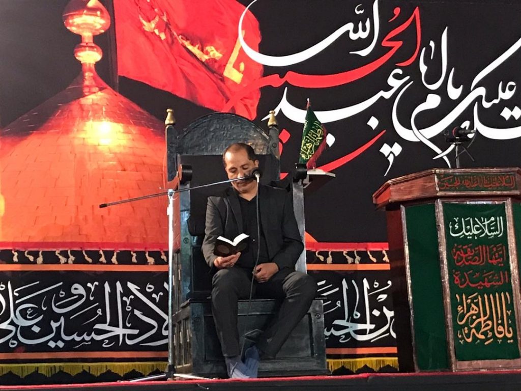دومین شب مراسم سوگواری سید و سالار شهیدان مسجد حضرت زهرا سلام الله